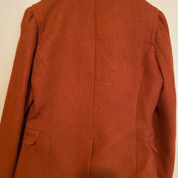 Be Double-Breasted Rust Coat - Picture 5 of 11